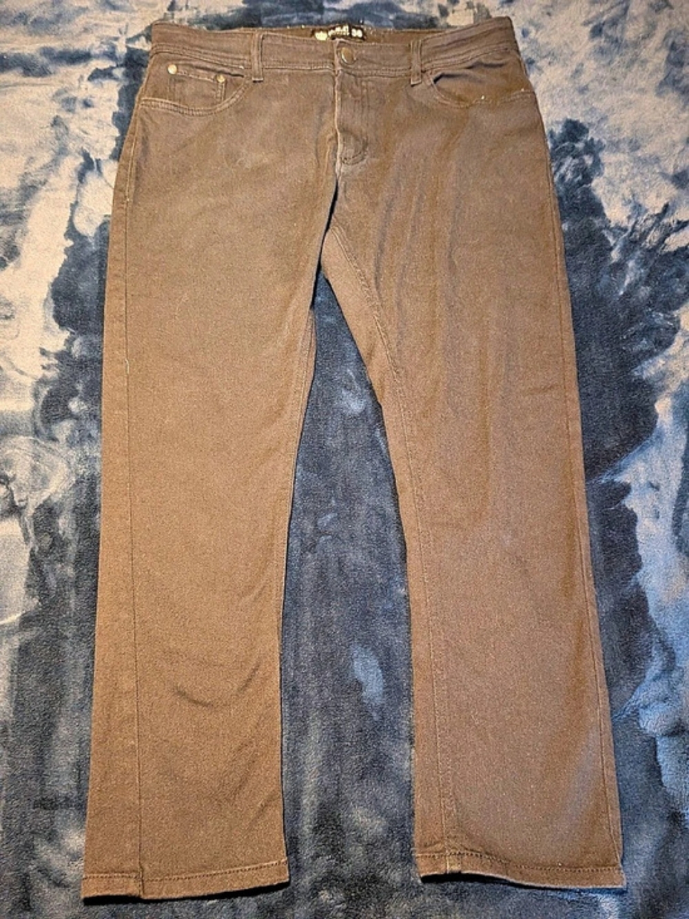 O.S.C Company Straight Leg Jeans Brown Waist 36